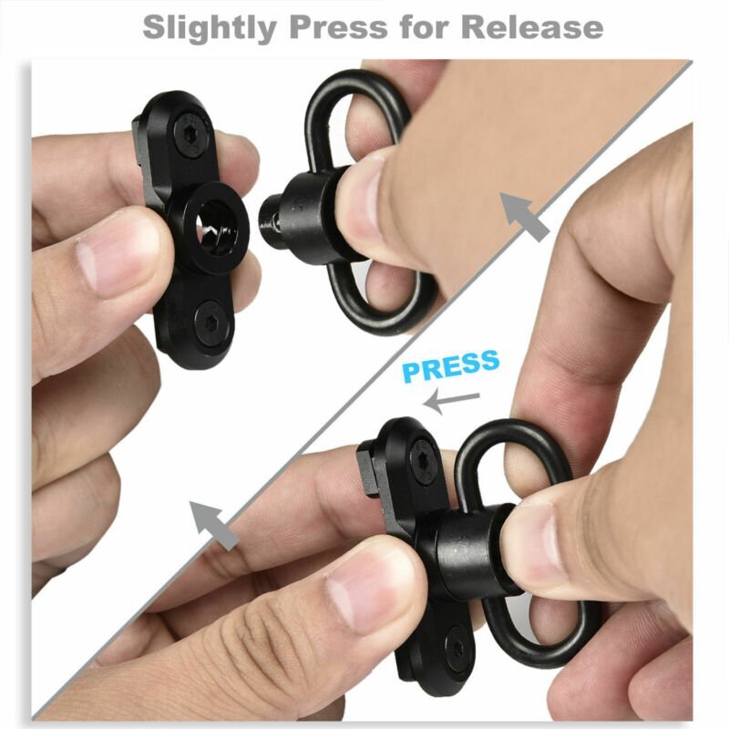 Single Point Sling Bungee Gun Strap & MLOK Quick Release QD Sling Swivel Adaptor