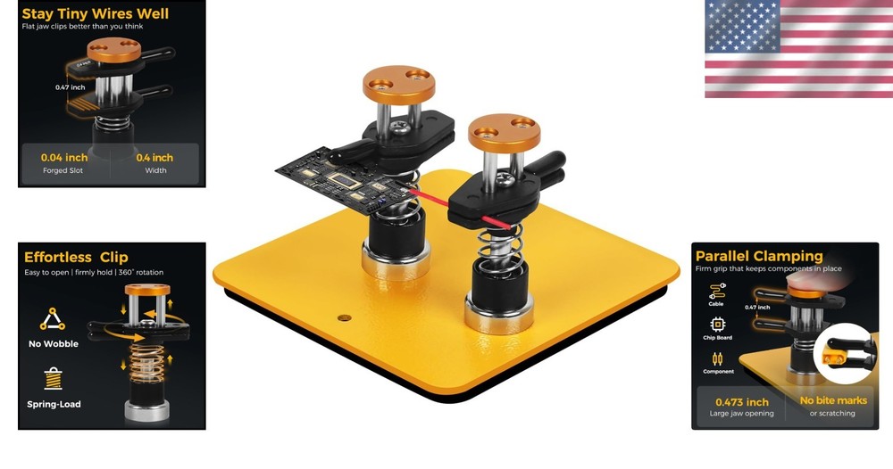 Adjustable Third Hand Holder for Electronics