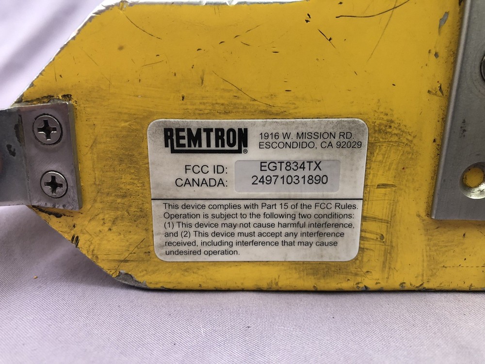 Remtron Model 21T34A-3 Crane Remote Control