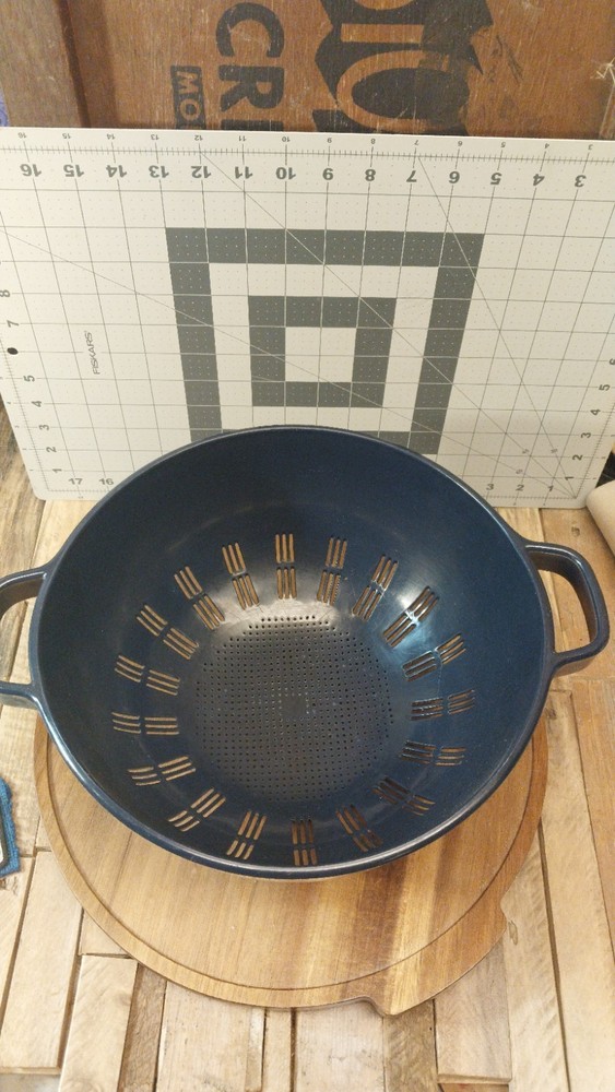 Dansk Blue Plastic Colander
