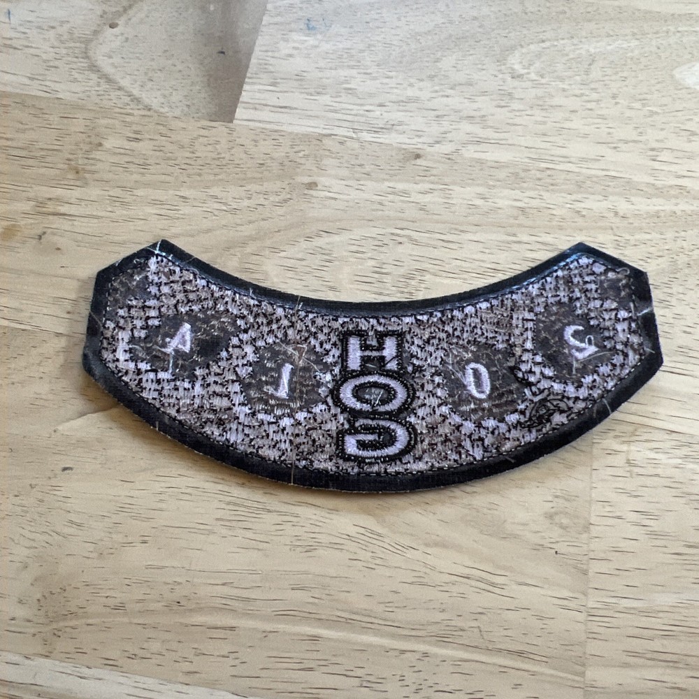 2014 HOG Patch Membership rocker Harley Davidson Owners Group. With Pin