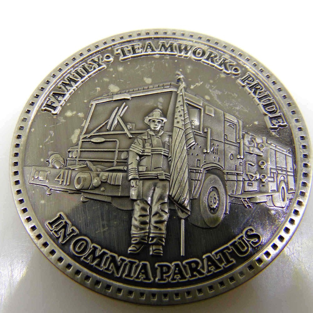 ILLINOIS CHANNAHON FIRE PROTECTION DISTRICT CHALLENGE COIN