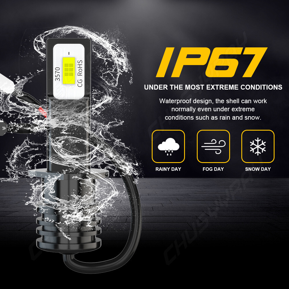 For Ford C-Max 2013-2018 - 6PC LED Headlight High Low Beam + Fog Light Bulbs