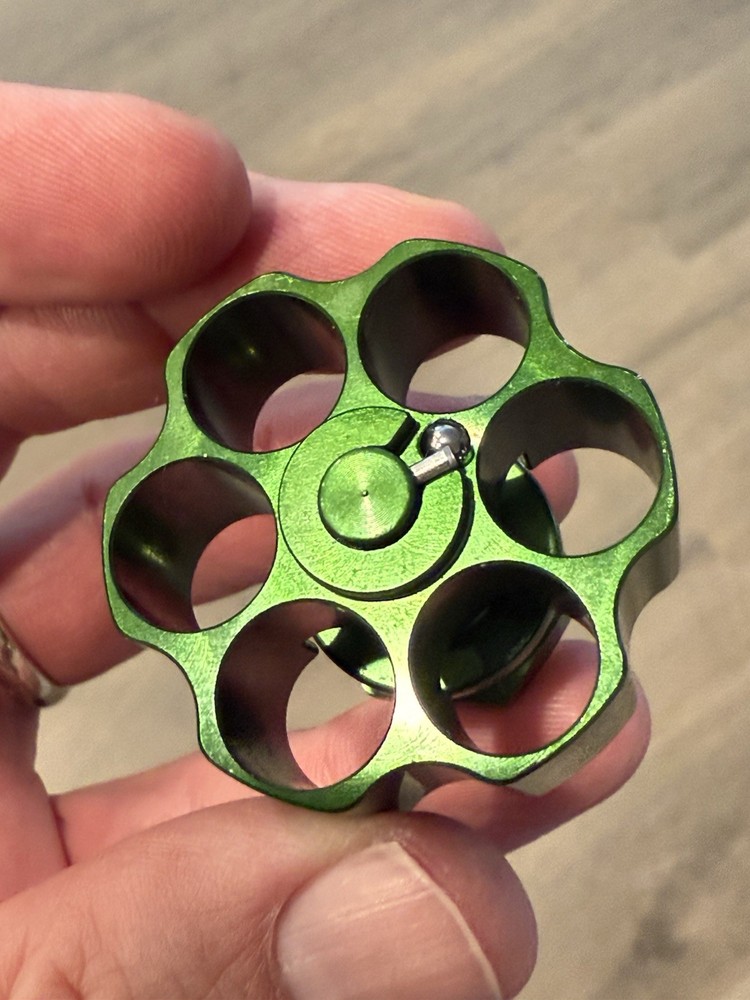 Green Anodized Aluminum Speedloader S&W 586, 686, GP100, Python; L6-357/38