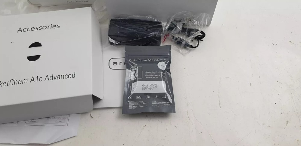 Arkray Compact HbA1c Analyzer PocketChem A1c Advanced rt-100 COMPLETE SET