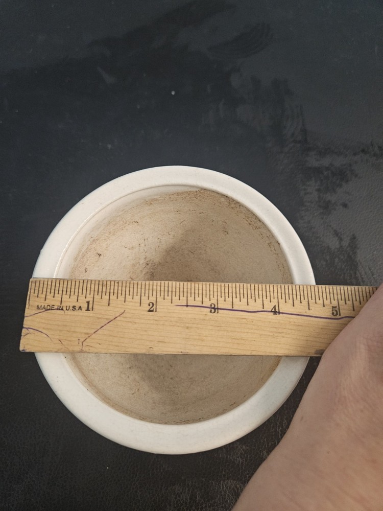 Studio Art Pottery Planter with Underplate and Drainage