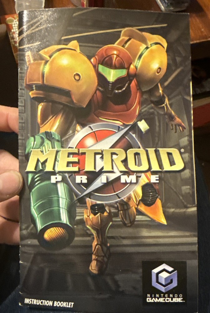 Metroid Prime Gamecube manual only
