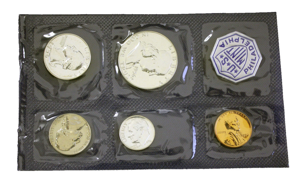 1956 US Mint Proof Set Sealed Flat As Pictured (No Envelope)