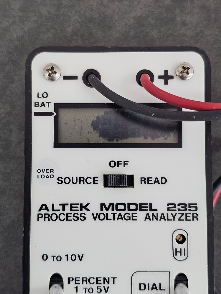 Altek Model 235 Process Voltage Anaylzer UNTESTED