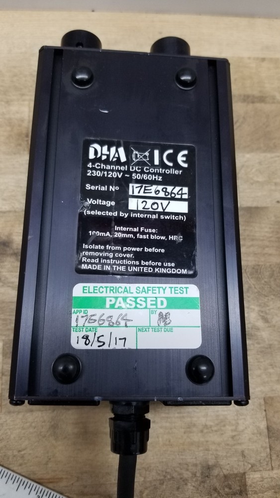 ROSCO DC CONTROLLER MK4 DMX 4 Channel Controller 230/120V DHA (READ) (#1)