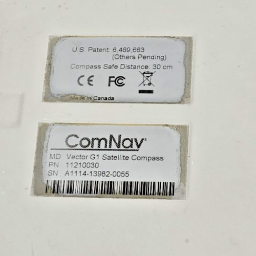 ComNav Vector G1 GNSS Satellite Compass Antenna – Marine Navigation Sensor &cord