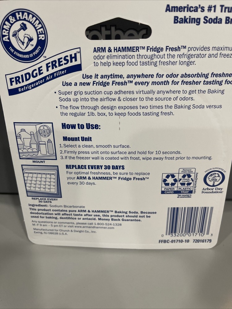 Arm & Hammer Fridge Fresh Refrigerator Air Filter