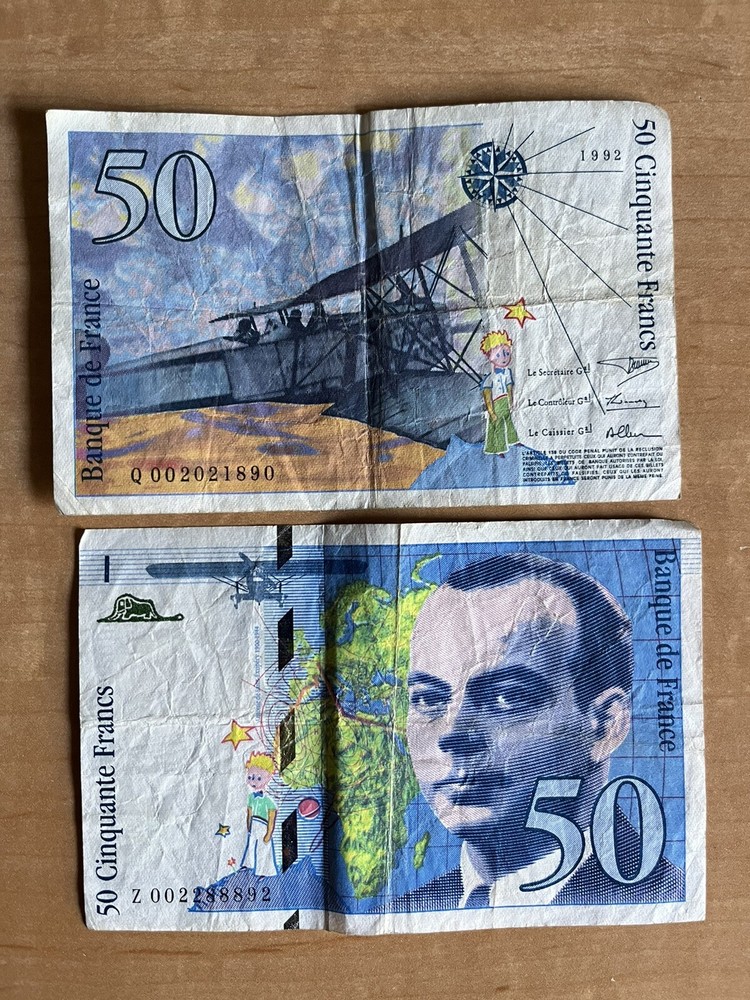 50 Francs Bank Note
