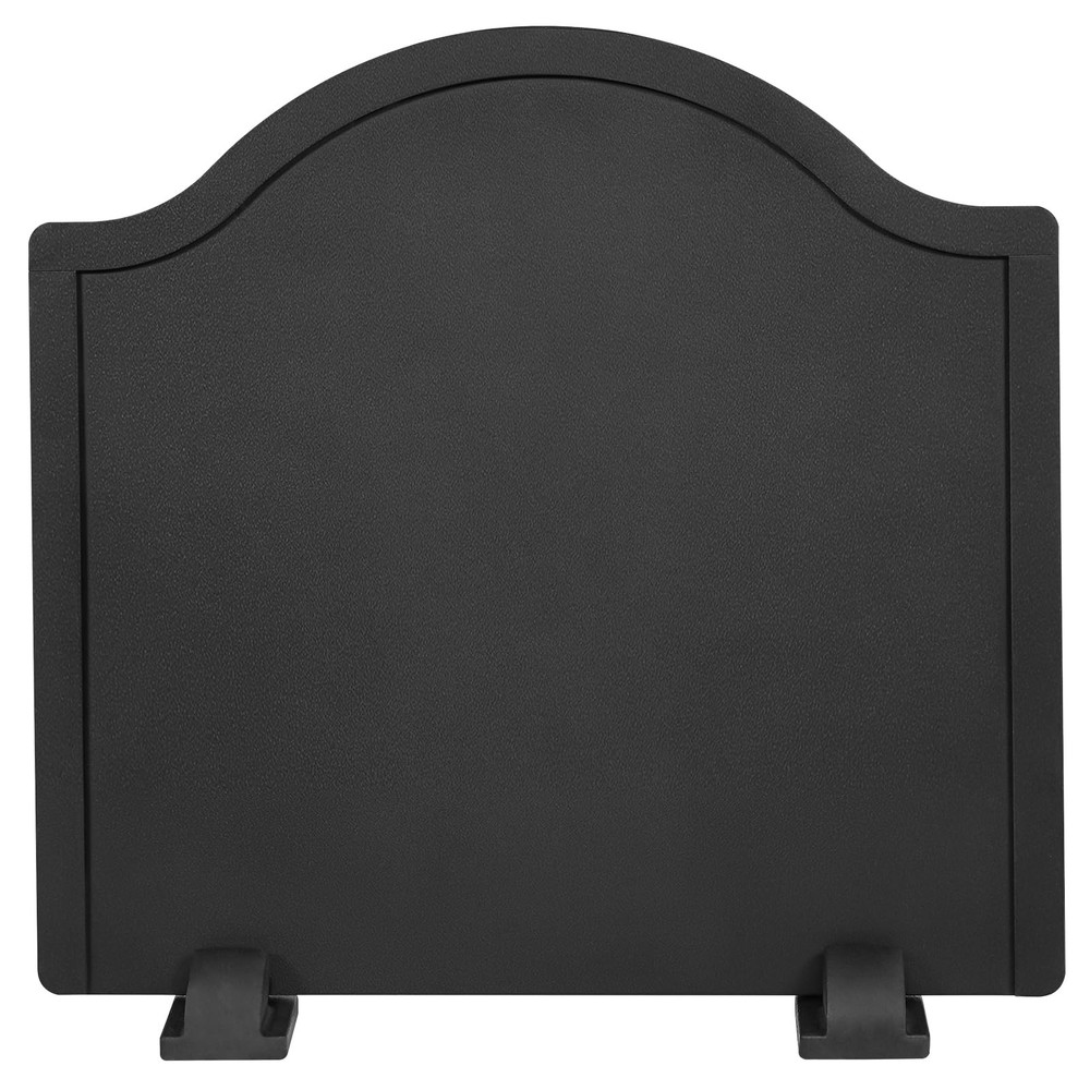 Firebacks for Fireplace-Iron Fireback with Feet, Fireplace Heat Reflector, Fi...