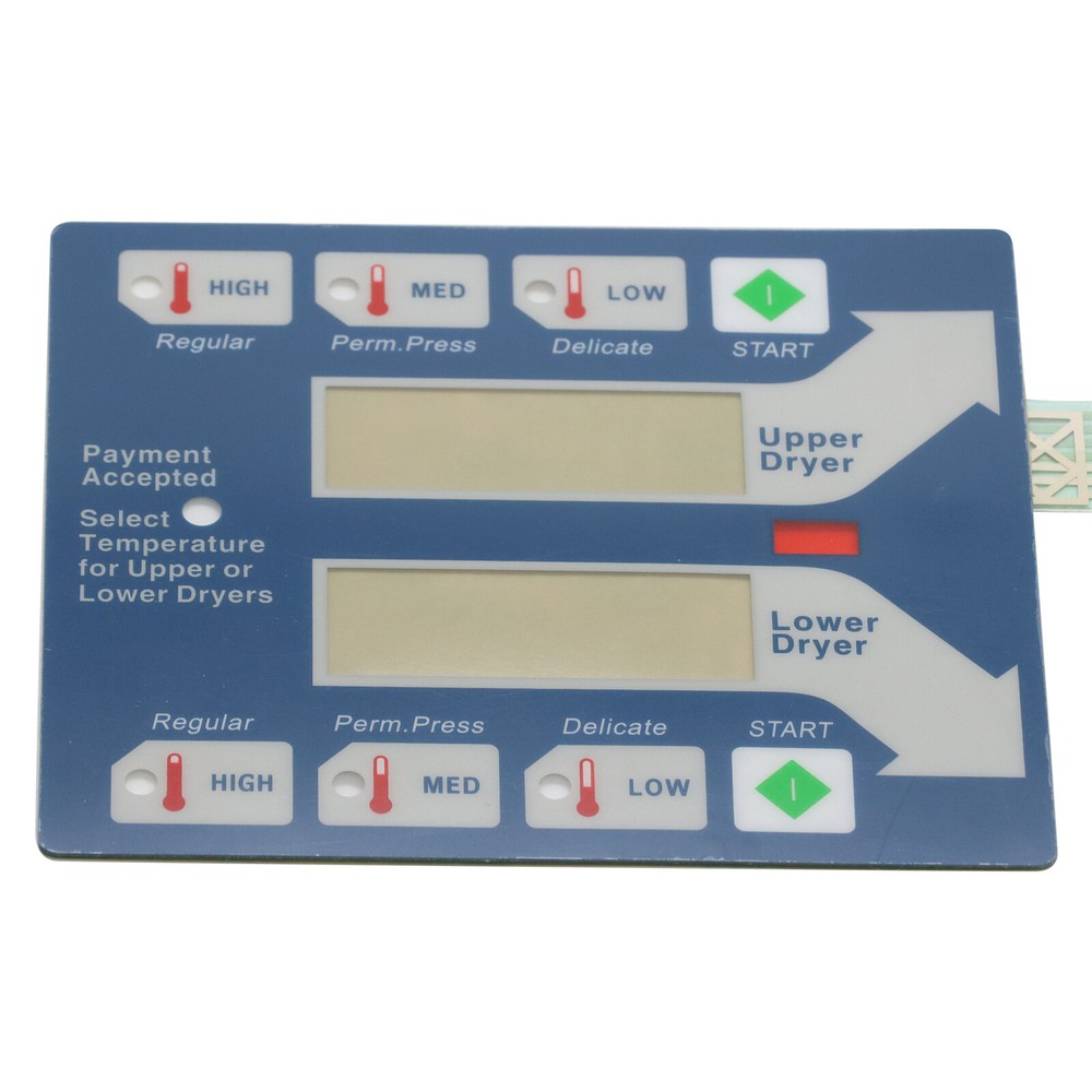 2* for Dexter Stack Dryers Blue Touch Pad 9801-059-004 9801-059-006