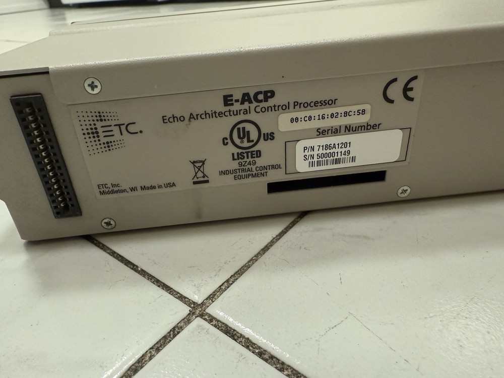 ETC E-ACP Echo Architectural Control Processor 7186A1201