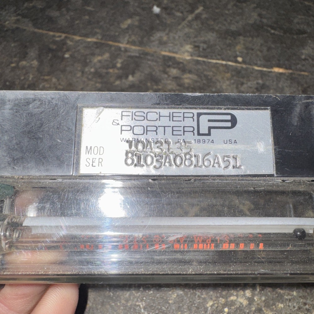 Fischer Porter 10A3135 Flow Meter