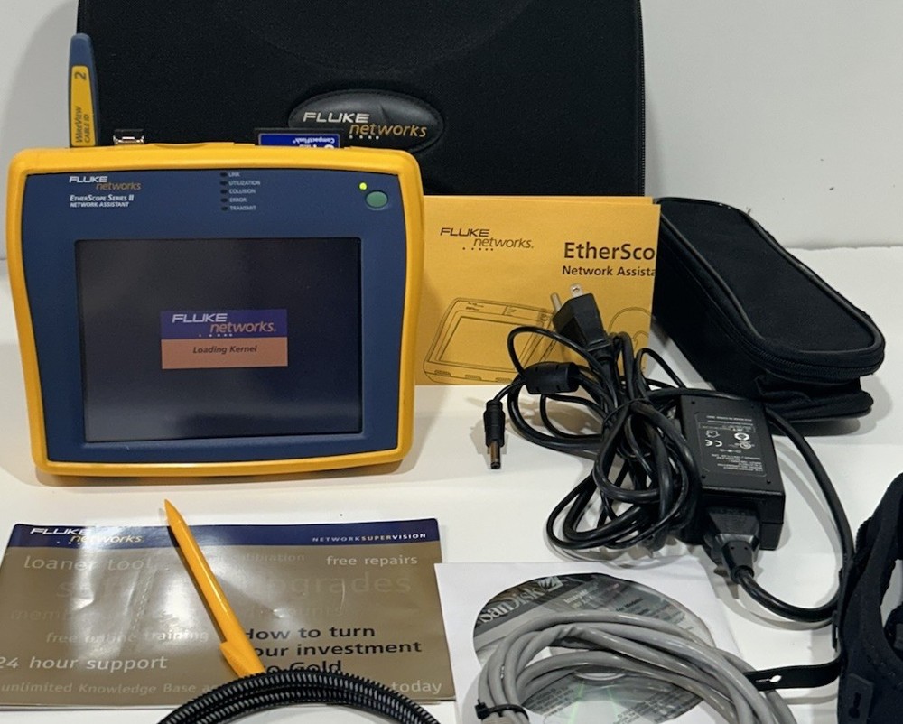 Fluke EtherScope Series II , Network Assistant ES2-PRO-I W/4 Options LAN,WAN EX.