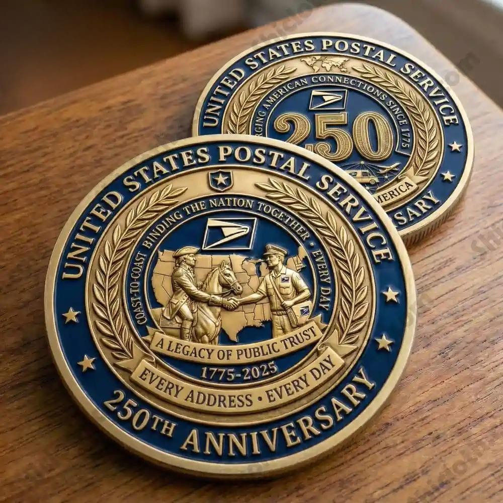 USPS 250th Anniversary Commemorative Coin