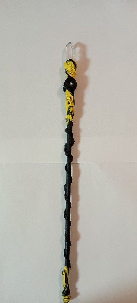 Magic Elestial Quartz Crystal Wand