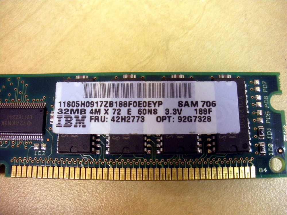 IBM 42H2773 4113-701X 32MB EDO DRAM Memory DIMM