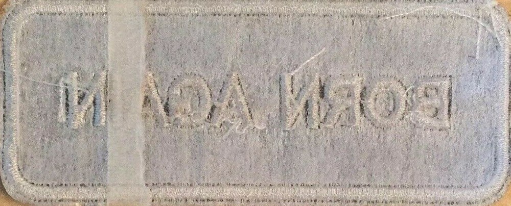 Born Again Biker Patch Christian Harley Jesus Tab Patch