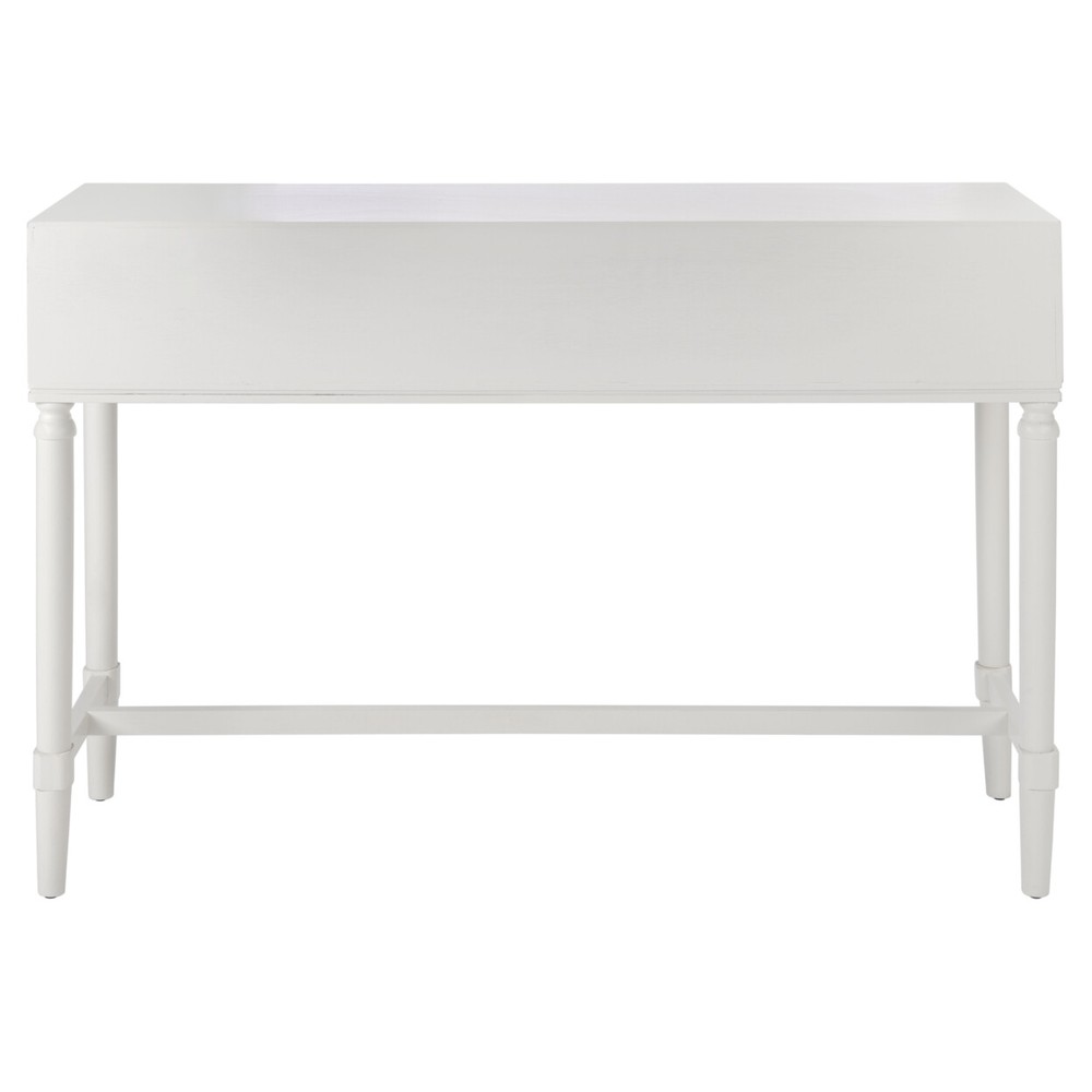 SAFAVIEH Aliyah 4-Drawer Console Table | Distressed White |