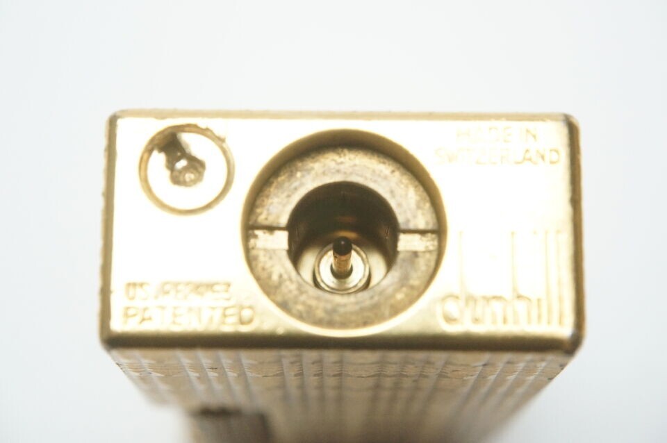 Dunhill Lighter Rollagas Gold Vintage Mint Condition Working