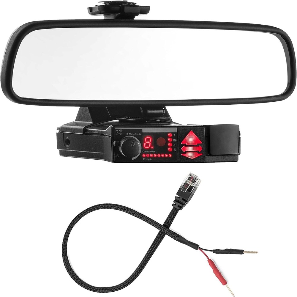 Mirror Mount Bracket + Wire for Valentine V1 Radar Detectors-