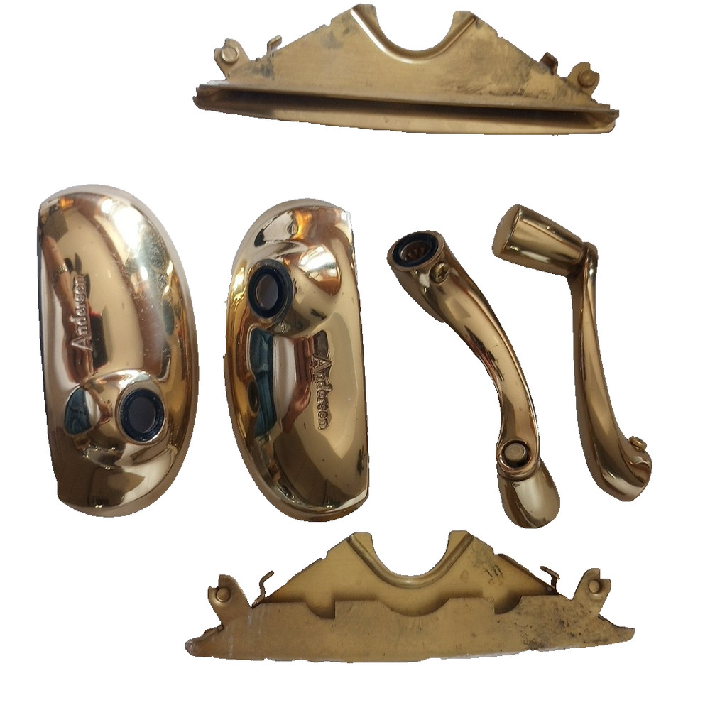 Andersen Estate Style Operator Cover Handle Lock Bezel 2ea Perma-Shield Casement