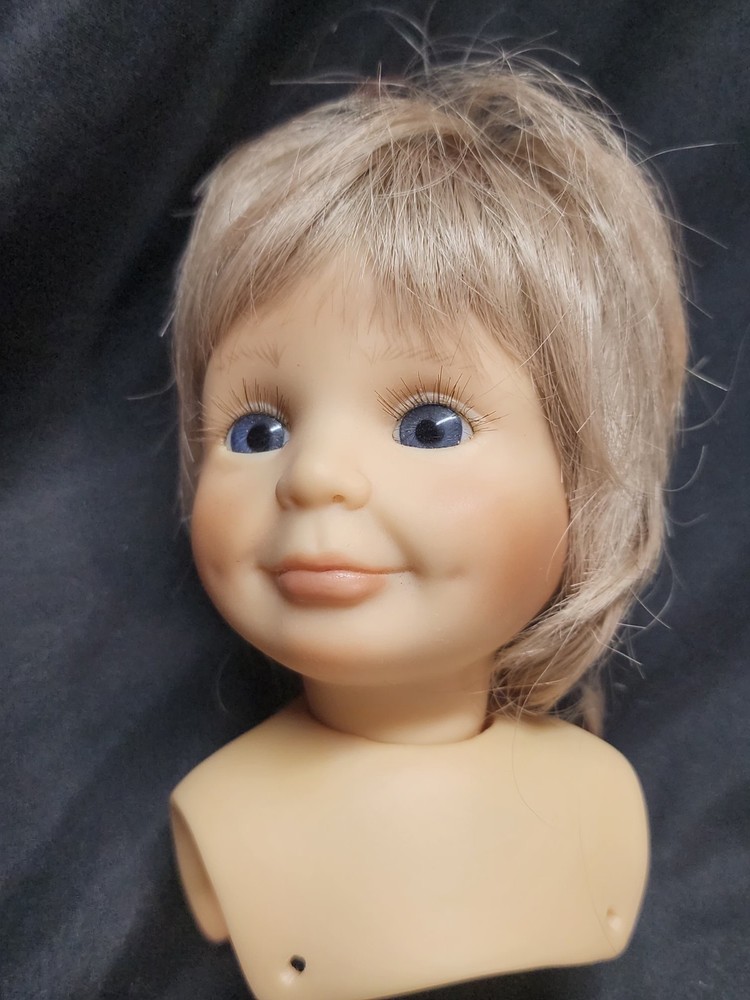 5" vintage Vinyl Doll Head Plastic