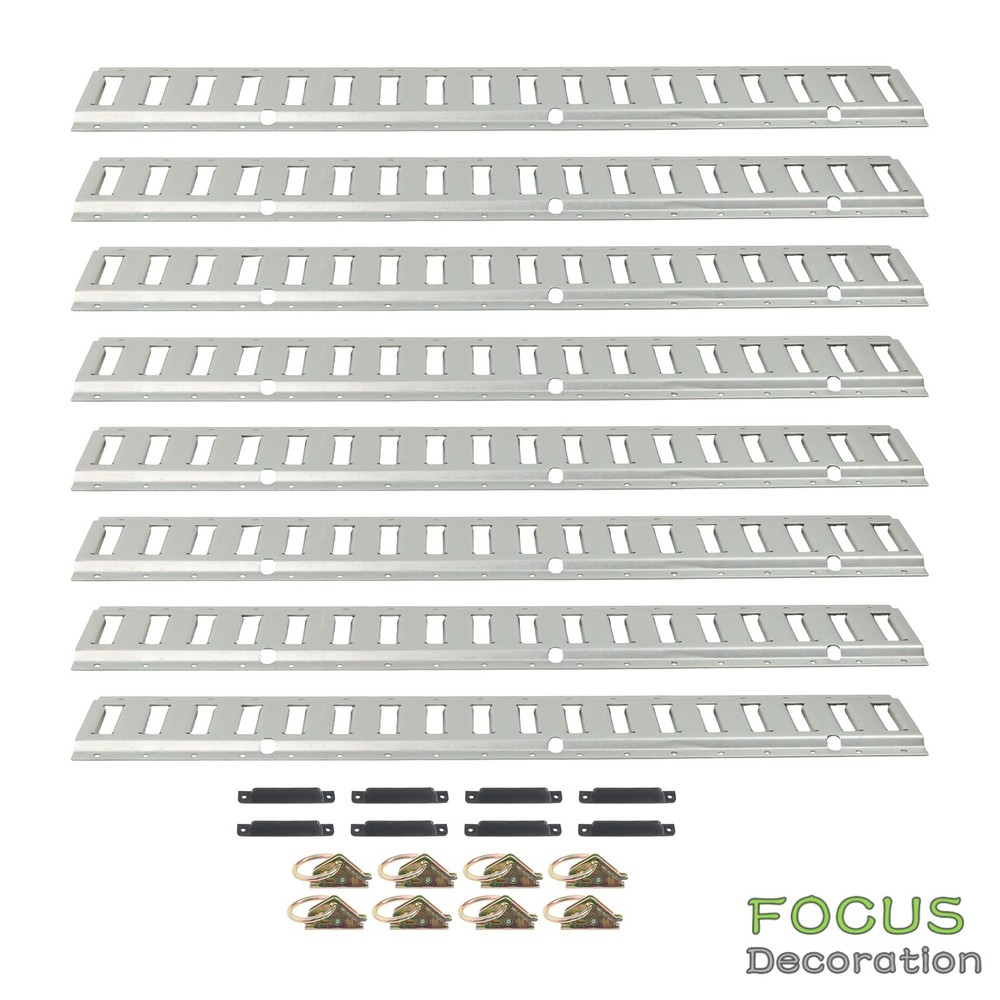 3' E Track Tie Down Enclosed Trailer (24Pack) Horizontal Flexible Multi Purpose