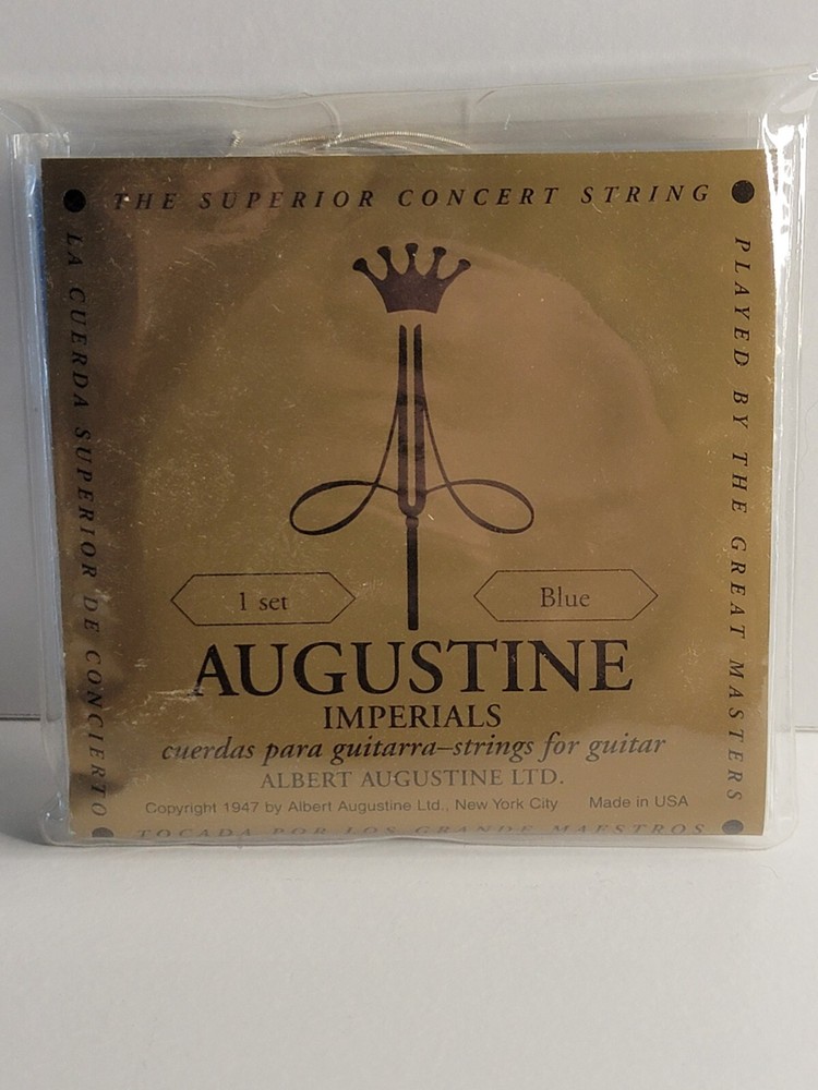 NEW Augustine Imperials Blue Classical Guitar Strings