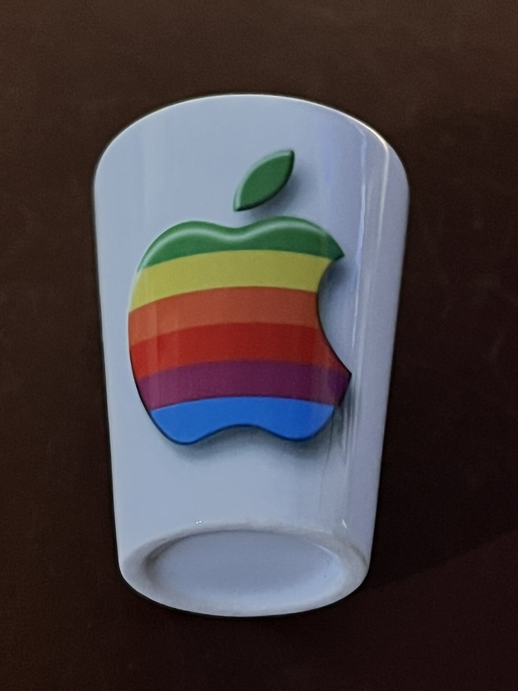 Old Vintage Apple LOGO Computer Shot Glass