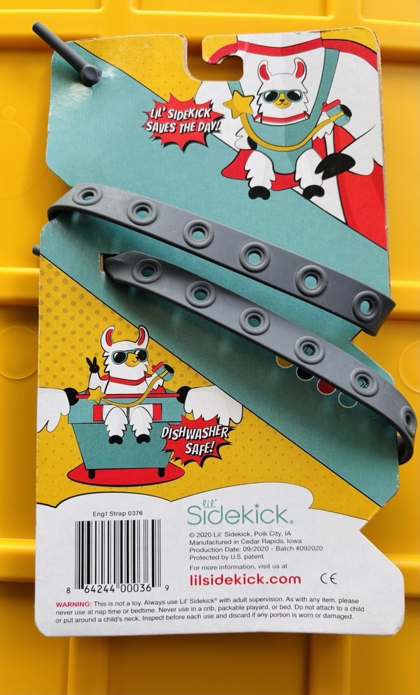 Lil' Sidekick Stop The Drop Game Tether Strap Attach to SippyCups/Teethers/etc