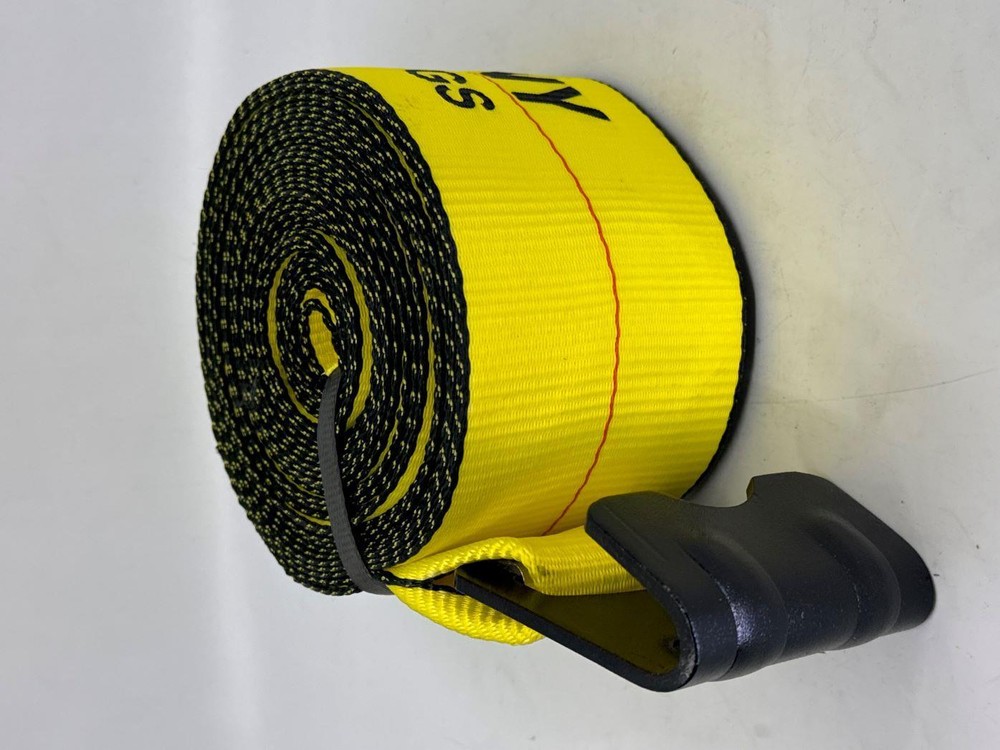 4”X35’ Winch Strap with Flat Hook 4 Pack