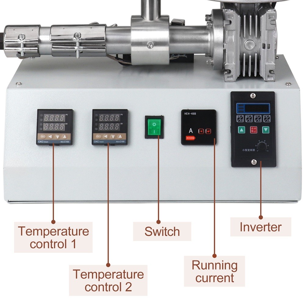 3D Printer Extruders Filament Maker Plastic Pellet Extruder 0-350°c Pid Control