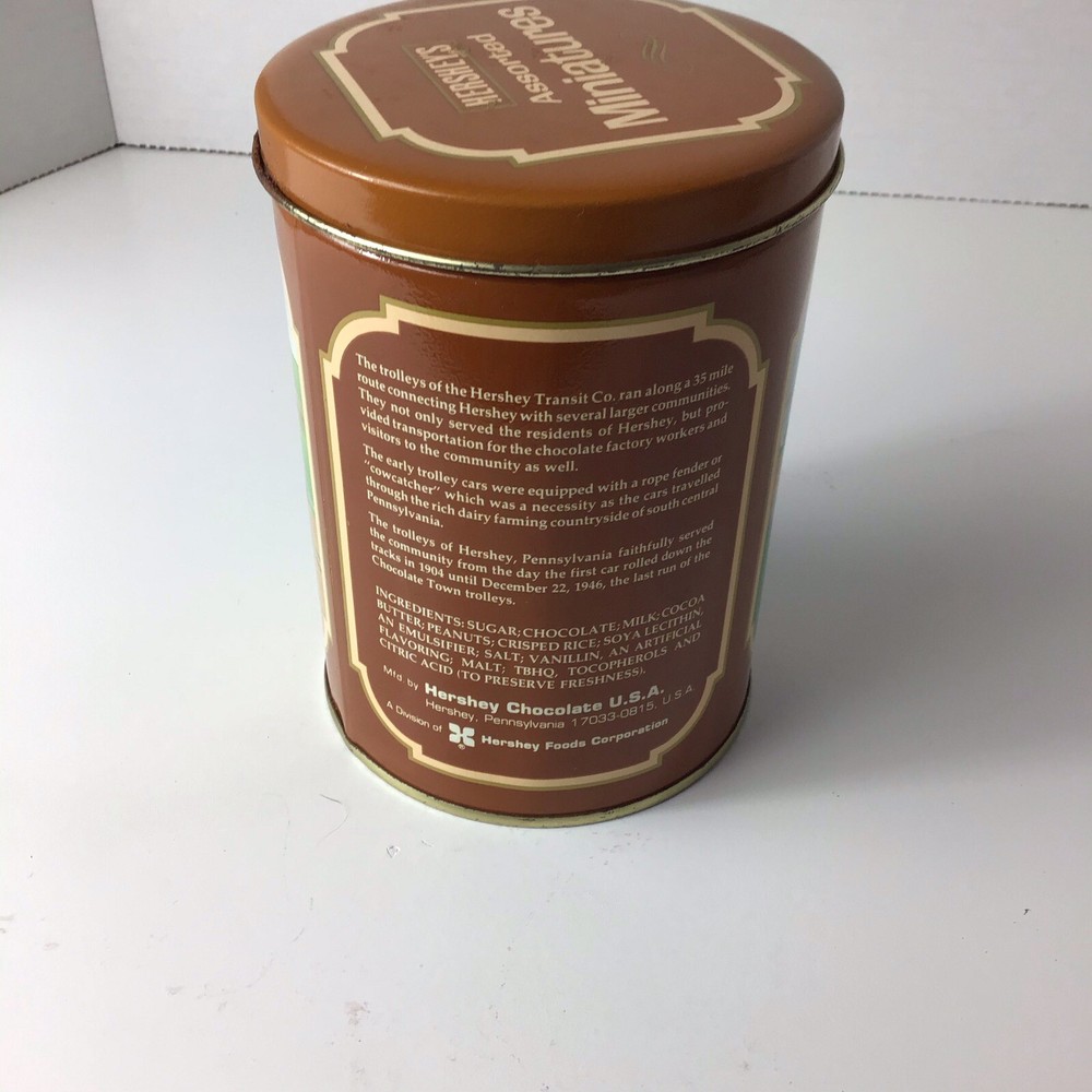 Hershey’s Assorted Miniatures Collectible Tin-1992-Tin Only