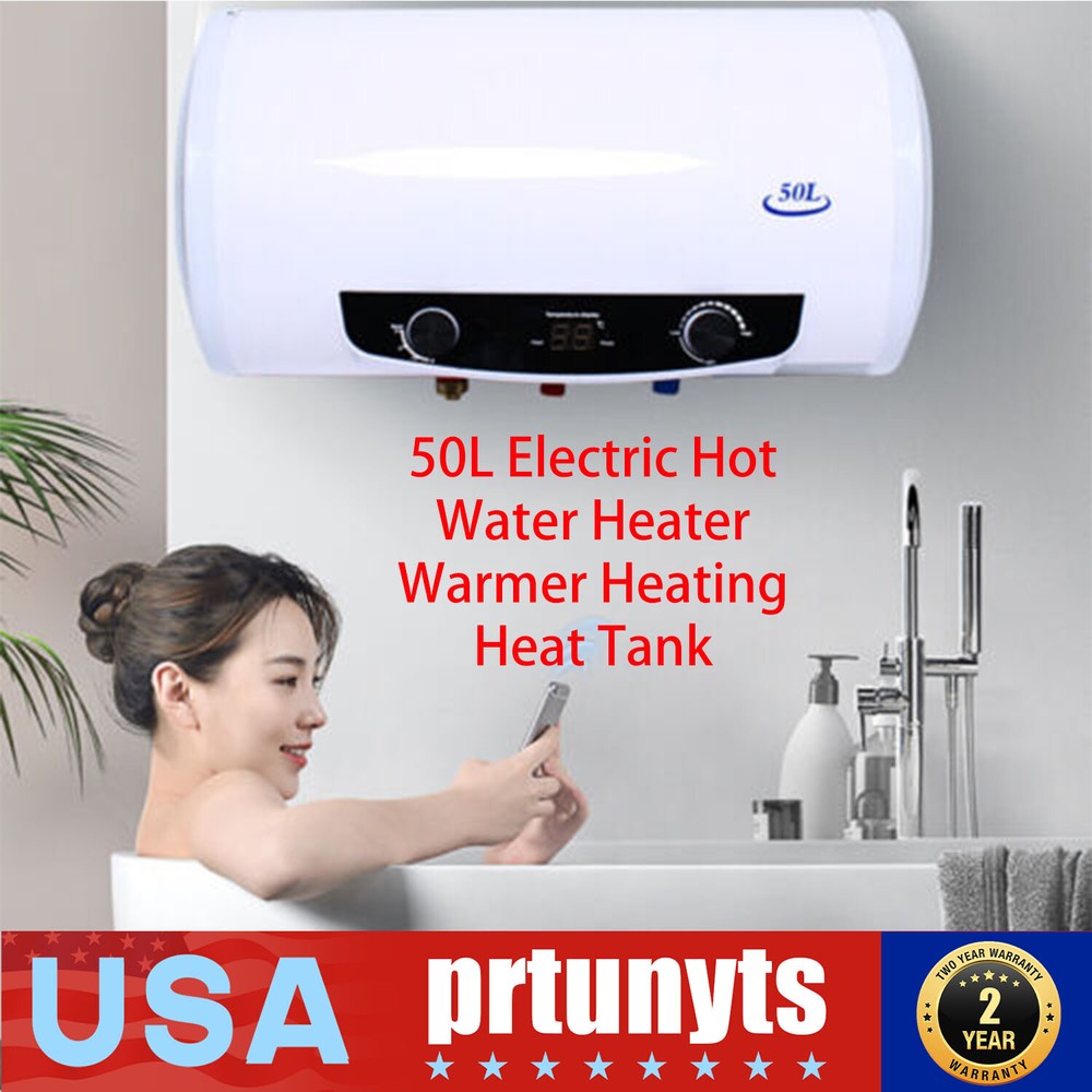 New Electric Hot Water Heater Warmer Heating Heat Tank Bathroom Shower House 35L