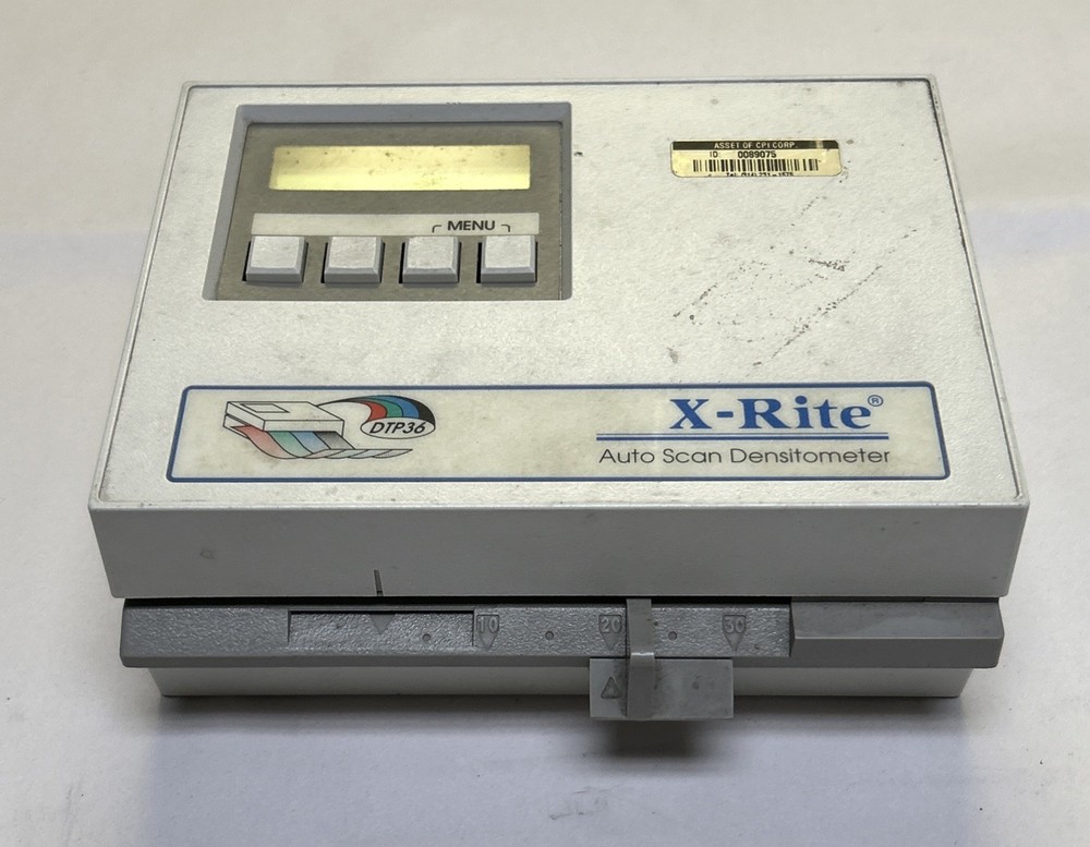 X-RITE,DTP36,AUTO SCAN DENSITOMETER