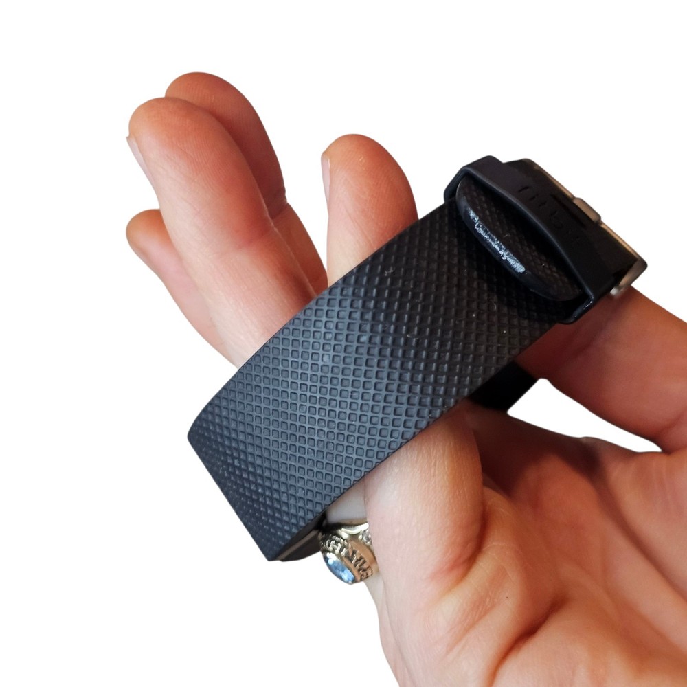 Fitbit Charge HR Wireless Activity Wristband - Size Large - Black UNTESTED