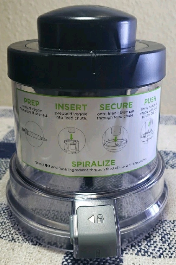 Ninja Intelli-Sense Replacement Spiralizer Feed Chute Assembly Unused Condition