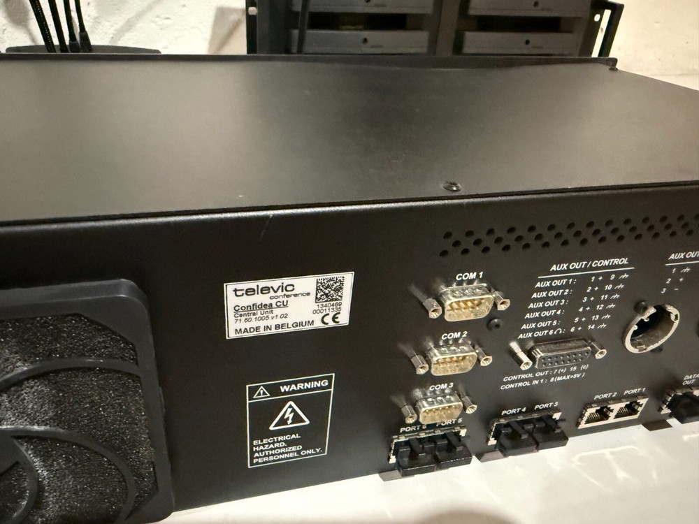 Televic Confidea Wireless Conference Microphone System