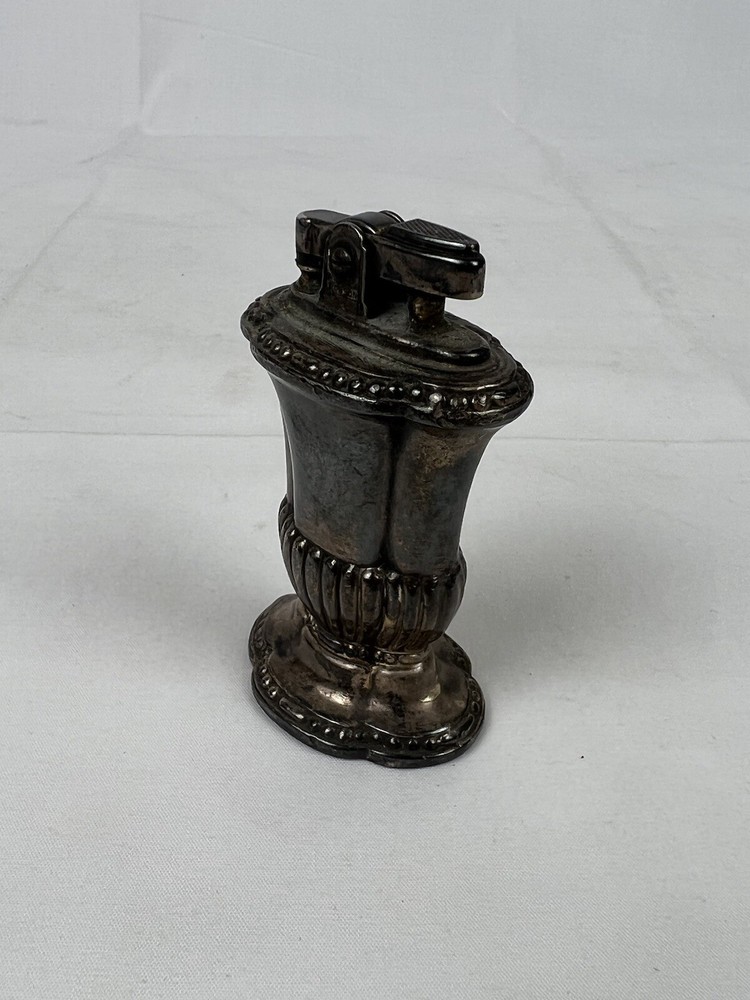 3” Vintage Ronson Mayfair Silver Plated Cigarette Lighter