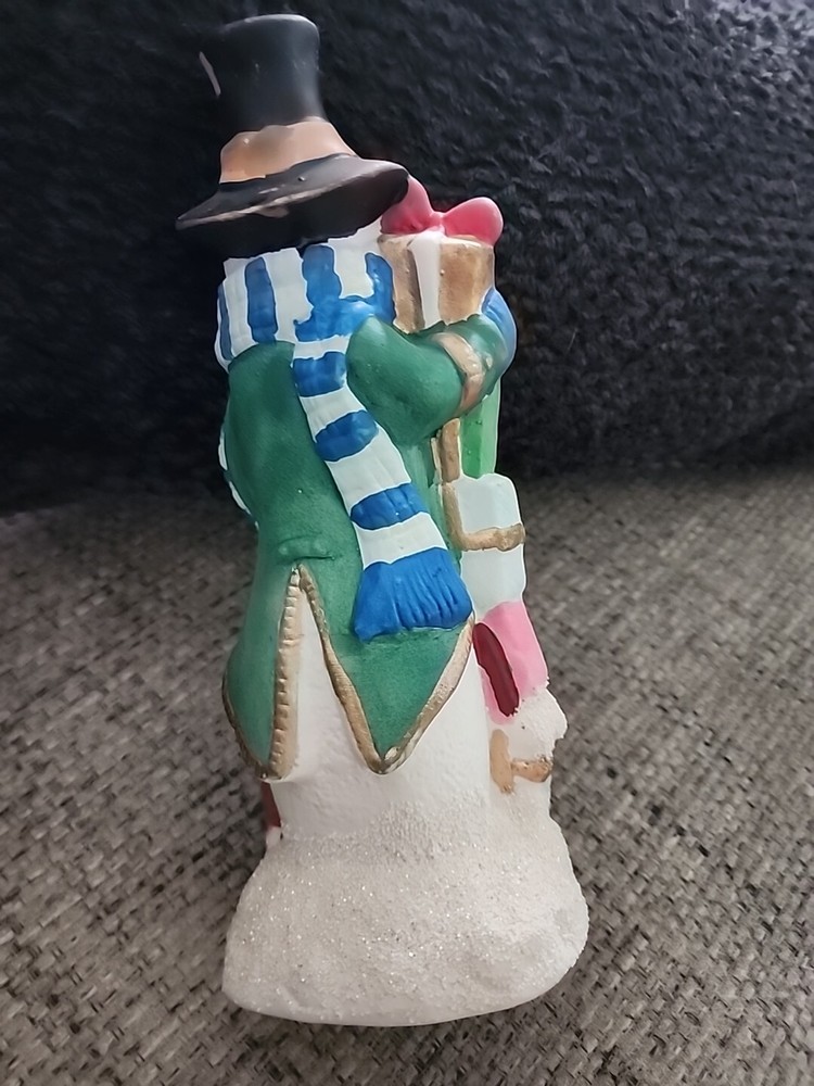 Hermtiage Pottery Snowman With Presents