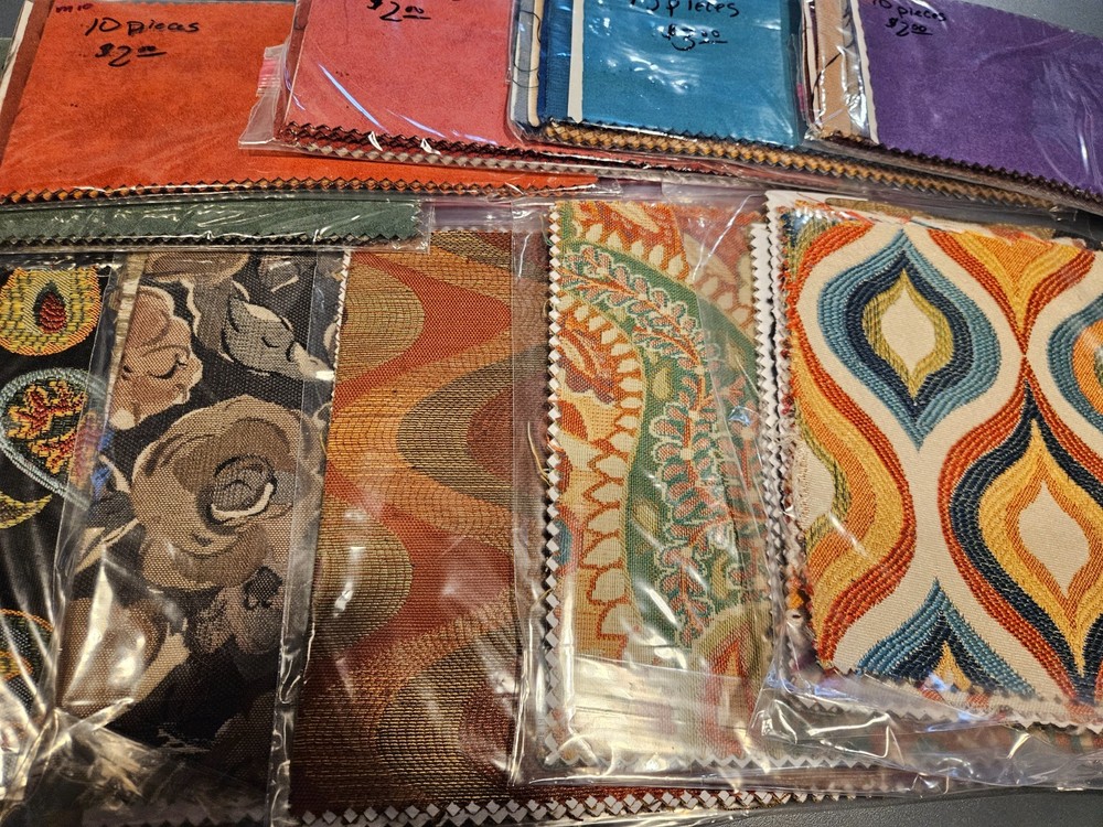 Upholstery Fabric Samples by the Pound