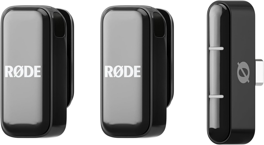 Wireless Micro - Compact Wireless Microphone, Two Mics with Charge Case for Smar