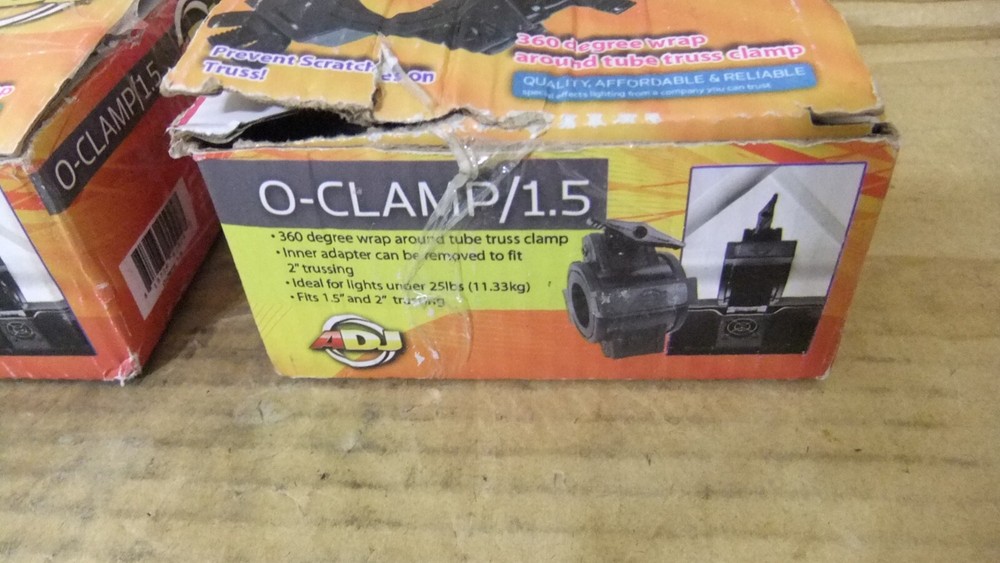 ADJ O-Clamp 1.5 - 1.5" diameter 2PACK