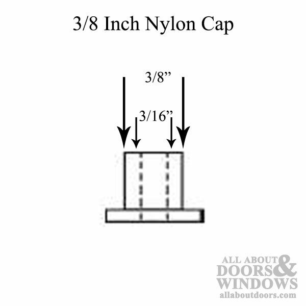 Cap, Nylon, 3/8 Inch