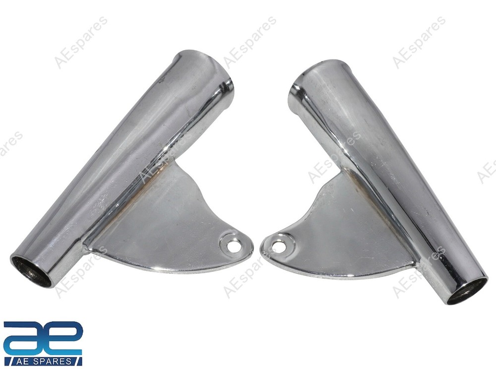 Chromed Front Fork Sleeves Fits For BSA A65 Thunderbolt Lighting 1968-1970 @US